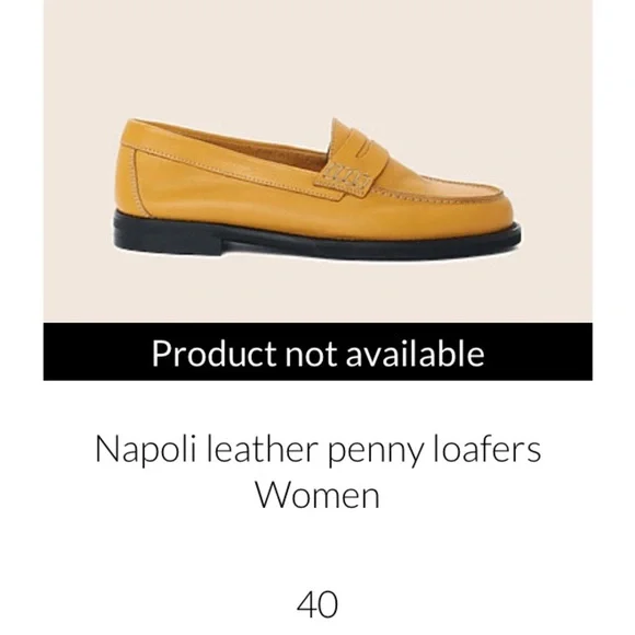 MAGUIRE Napoli Leather Penny Loafer in Dijon - Picture 9 of 10